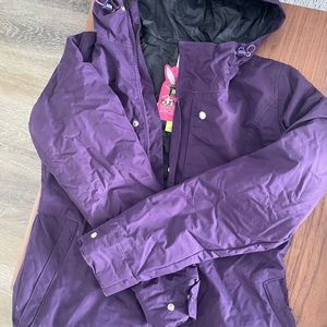 Burton Snowboard Jacket Purple Medium